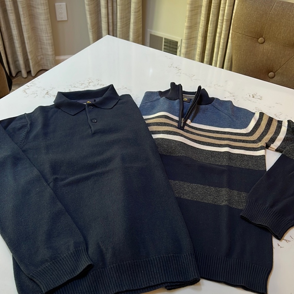 Two longsleeve lightweight sweaters. Nordstrom brand. Excellent condition.